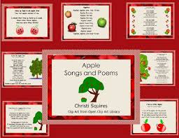 Apple Songs And Poems Pdf File Here Is A Collection Of 7 Apple Songs And Poems For Your Class To Enjoy Away Up H Apple Song Apple Preschool Apple Lessons