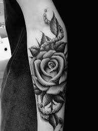 Black And White Rose Tattoo Tattoos Rose Tattoos Pearl Tattoo
