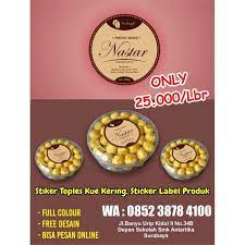 Ukuran standar 4x6 cm oval, untuk ukuran lain bisa sesuai pesanan. Jual Stiker Untuk Toples Kue Kering Stiker Label Produksi Kota Surabaya Stempelkadaluarsa Tokopedia