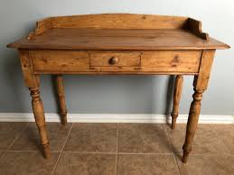 Antique Vintage Old Wooden Farmhouse Writing Desk In 2020 Pine Desk Antique Writing Desk Antique Pine Desk