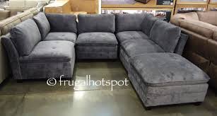 Costco Sale 6 Pc Modular Fabric Sectional 699 99 Fabric Sectional Sectional Modular Couch