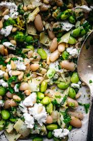 White Bean Salad With Lemon Artichokes And Herbs Crowded Kitchen Recipe White Bean Salad Recipes White Bean Salad White Beans
