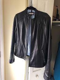 Women Black Leather Jacket L Black River Condition Slightly Used Fashion Clothing Shoes Accessories Womensclothing Coats Jackets Leather Jacket Clothes