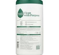 Seventh Generation Lemon Zest Multi Surface Cleaning Wipes, 70 count -- 6  per case