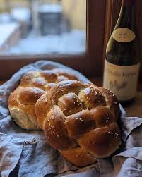 Enter the braided round challah. A Couple Of 4 Strand Round Braid Challahs Happy Challah Days Dining And Cooking