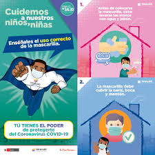 Cubrirse al toser y estornudar. Campana De Prevencion Covid 19 En Ninos Y Adolescentes Gobierno Del Peru