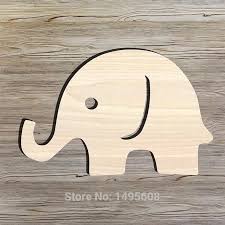 Cute baby shower decorations help to create a charming appearance. Elephant Wooden Shape Ornament Baby Shower Decoration Birthday Gift Laser Cut Art Projects Craft Party Favors Aliexpress