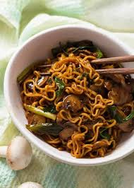 Asian Mushroom Ramen Noodles Recipe Recipetin Eats Asian Recipes Recipes