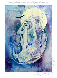 Aquarius Zodiac Goddess Water Carrier Air Elemental Sacred Geometry Star Sign Astrology Art Print By Roberta Aquarius Art Goddess Art Astrology Art