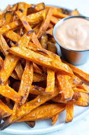 Add 1/2 cup boiling water. Crispy Baked Sweet Potato Fries Recipe Evolving Table