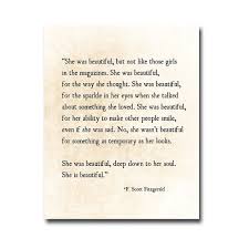 F Scott Fitzgerald Quote Print She Was Beautiful Fitzgerald Etsy Scott Fitzgerald Quotes Fitzgerald Quotes Inspirational Quotes