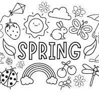 Spring Coloring Pages | Free, Printable Spring Coloring Sheets