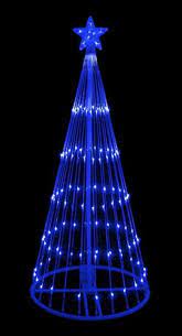 6 Blue Led Lighted Show Cone Christmas Tree Outdoor Decoration Cone Christmas Tree Christmas Tree Outdoor Blue Led Light