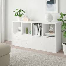 Kallax Etagere Avec 4 Accessoires Blanc 77x147 Cm Ikea Ikea Kallax Shelf Unit Kallax Shelf Unit Ikea Kallax Shelf