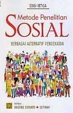 Metode Penelitian Sosial Ed 3 Bagong Suyanto Penelitian Sosial Penelitian Buku