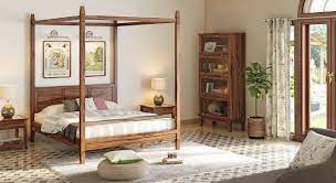 Check spelling or type a new query. Malabar Four Poster Bed Solid Wood Urban Ladder