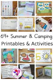 Camping coloring pages free printable. 69 Summer Camping Themed Activities And Printables 3 Dinosaurs
