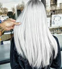 The New Platinum Blonde Is Here And It S The Only Hair Inspiration You Ll Need This Spring Hair Styles Ash Blonde Hair Colour Silver Blonde Hair