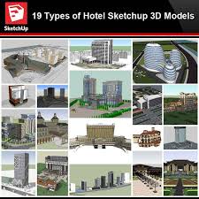 Maybe you would like to learn more about one of these? Sketchup Architecture 3d Projects 19 Types Of Hotel Sketchup 3d Models Free Cad Download Site Autocad Drawings Blocks