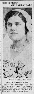 Lila Maxine Crull Katz (1909-1965)