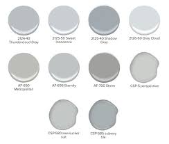 Sometimes lighting and other colors in your room can bring out different undertones but these should be pretty gray. More Than 50 Shades Of Gray The Paint People