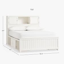 Classic in style and made with pine woodclassic in style and made with pine wood and mdf construction, the harper and bright designs wood platform bed is a sturdy and reliable bed option for your home with strong. Beadboard Teen Storage Bed Pottery Barn Teen