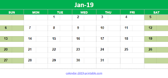 January 2019 Calendar Google Spreadsheet Template Google Spreadsheet Spreadsheet Template Google Calendar