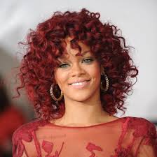 Rihanna Hair Current Hair Styles Red Hair With Bangs