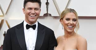 Rather than pony up cash for elaborate save the date cards, scarlett johansson and colin jost hand made the memento sent out to friends and family who attended their wedding last weekend. Colin Jost And Scarlett Johansson Get Married