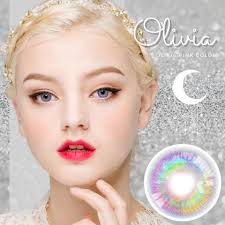 Olivia 7 tone Pink contacts Halloween Natural Lenses