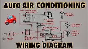 Angin aircond tak kuat bila cooling coil & blower bersih, angin sejuk yang dihasilkan oleh blower & cooling coil akan lebih banyak. Basic Auto Air Conditioning Wiring Diagram Youtube