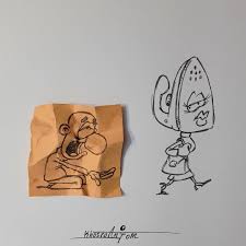 Today i'm going to draw a simple and amazing picture with pencils. Cool Cartoon Pencil Drawings By Iranian Caricaturist Majid Khosroanjoms