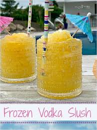 This is a mouthwatering vodka shot that tastes just like mom's apple pie. Frozen Vodka Slush Simply Made Citrus Frozen Slush Cocktails