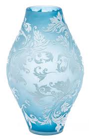 Glasvase Glas Blumen Vase Antik Stil 35cm Tischvase Im Stil Des Nancy Jugendstil Glass Decor Glass Vase Vase