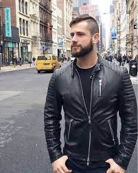 Simplr A Hot Guy In Leather Leather Jacket Men Leather Jacket Men Style Leather Jacket