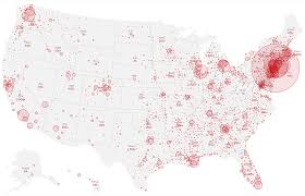 Negli stati uniti si teme un'ondata di insolvenze sui mutui e sfratti. Coronavirus La Mappa Del Contagio Negli Stati Uniti Corriere It