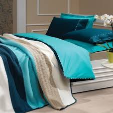 Luoca Patisca Cift Kisilik Orgu Battaniye Nevresim Takimi Juliet Petrol Turkuaz Nevresim Takimi Mavi Yatak Battaniye