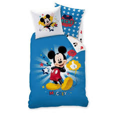 Micky Maus Kinder Bettwasche Mickey Mouse Star Wende Motiv Mit Sternen In Blau 2 Teilig Kissenbezug 80x8 Bettwasche Kinder Kissenbezug 80x80 Bettwasche