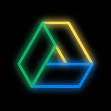 Google Drive Neon Logo Icon Neon Logo Wallpaper Iphone Neon Iphone Photo App
