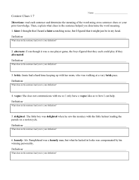 Vocab answers, vocabulary workshop answers, vocab key, sadlier, sadlier connect, sadlier vocabulary workshop answers Context Clues Worksheets Ereading Worksheets
