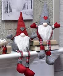 Christmas Gnomes Holiday Gnome Plaid Gnome Gnome With Heart Cap Sitting Cap C In 2020 Christmas Gnome Christmas Ornaments Christmas Decorations