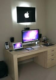My New Mac Setup In Modern Workstation Apple Home Office And Mac Computer Desk Mac Desktop Computer Price In India Mac Setup Apple Home Computer Setup
