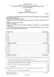 Subiectele și baremele la simularea de la matematică au fost publicate de centrul național de politici și evaluare în educație. Evaluare Nationala 2021 Vezi Baremele Setului 5 De Teste De Antrenament Edu Pentru Clasa A 8 A La Limba Romana Si La Matematica Publicate De Minister Pe 26 Martie 2021 Seria 5 Setul