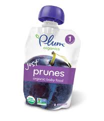 Plum Organics Stage 1 Just Prunes Babyfood Organic Plum Organics Baby Food Pouch Recipes Baby Food Recipes