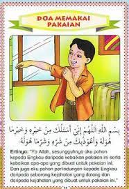 Doa Memakai Pakaian Doa Kutipan Doa Belajar
