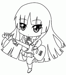 Chibi girls coloring book vol 3: Chibi Anime Coloring Pages Coloring Home