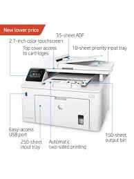Hp m227fdw printup to 30 page/minute, input tray paper capacity up to 260 sheet, duty cycle up to 2,000 page/month. Hp Laserjet Pro Mfp M227fdw Wireless Monochrome Black And White Laser All In One Printer Office Depot