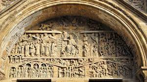 Conques Tympanum Romanesque Art Medieval Art Art And Architecture