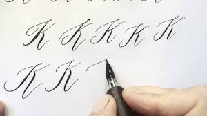 Maybe you would like to learn more about one of these? Modern Calligraphy Letter K Youtube