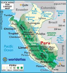 Map of ecuador showing provinces and capitols, major roads and rails. Peru Maps Facts Peru Map Peru Peru Travel